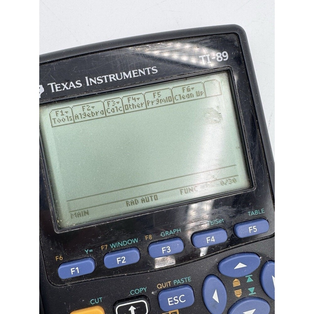 Texas Instruments TI-89 Graphing Calculator With Cover Tested Working - Picture 3 of 13